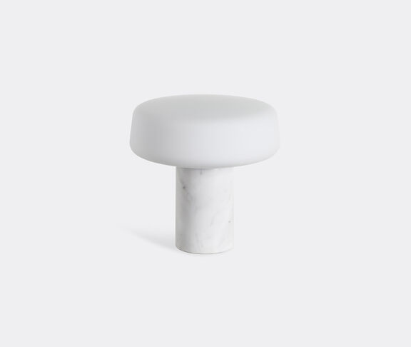 Case Furniture 'Solid Table Light', Carrara marble, small, UK plug undefined ${masterID}