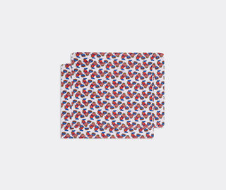 La DoubleJ 'Galletti' tablemat, set of two MULTICOLOUR LADJ22TAB884MUL