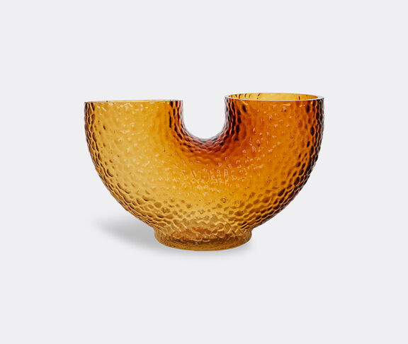 AYTM Arura Low Glass Vase Amber ${masterID} 2