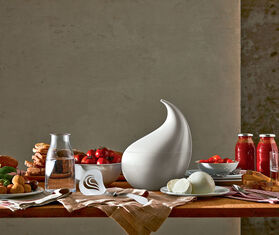 Alessi 'Nunziatella' mozzarella set WHITE ALES20NUN165WHI