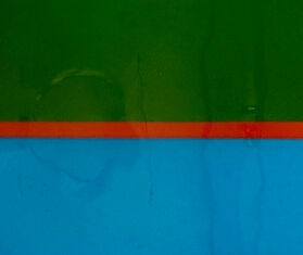 Les-Ottomans &#39;Murano&#39; tray, blue and green MULTICOLOUR OTTO22MUR172MUL