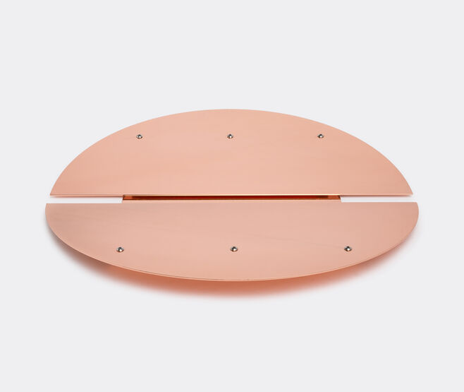 Marta Sala &Eacute;ditions 'OB1 Caio' plate COPPER MSED18CAI036COP