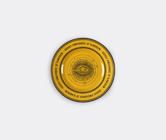 Gucci 'Star Eye' dessert plate, set of two Honey Yellow GUCC20STA162YEL