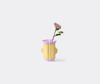 Wontek 'Ancient Aliens' vase no. 1, lilac, yellow and gray MULTICOLOUR WONT26VAS007MUL
