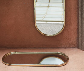 AYTM 'Angui' mirror, small GOLD AYTM18ANG994GOL