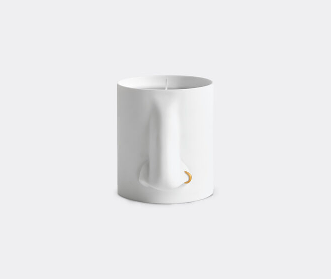 L'Objet 'Nez' candle, white WHITE LOBJ24NEZ280WHI