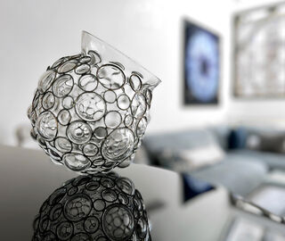 Vanessa Mitrani 'Champagne Ball' vase, transparent TRANSPARENT VAMI25CHA890TRA