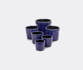 Serax 'Border' pot, klein blue BLUE SERA20POT155BLU
