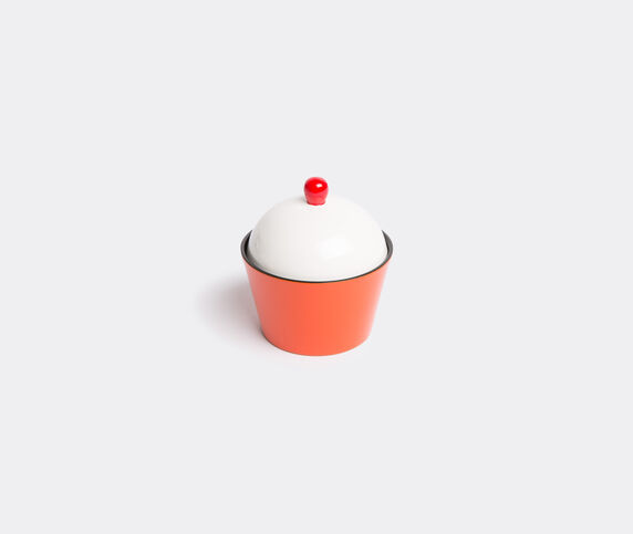Wetter Indochine 'Cupcake' bowl, orange Orange, white WEIN18CUP809ORA