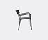 Serax 'August' chair with armrests, black Black SERA19AUG734BLK