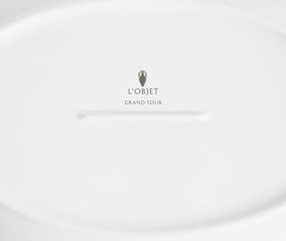 L'Objet 'Grand Tour' oval platter, multicolor MULTICOLOUR LOBJ26GRA142MUL