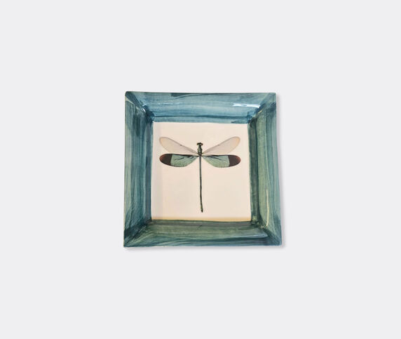 Les-Ottomans 'Insetti' vide poche, dragonfly, blue and white MULTICOLOUR OTTO26HAN259MUL