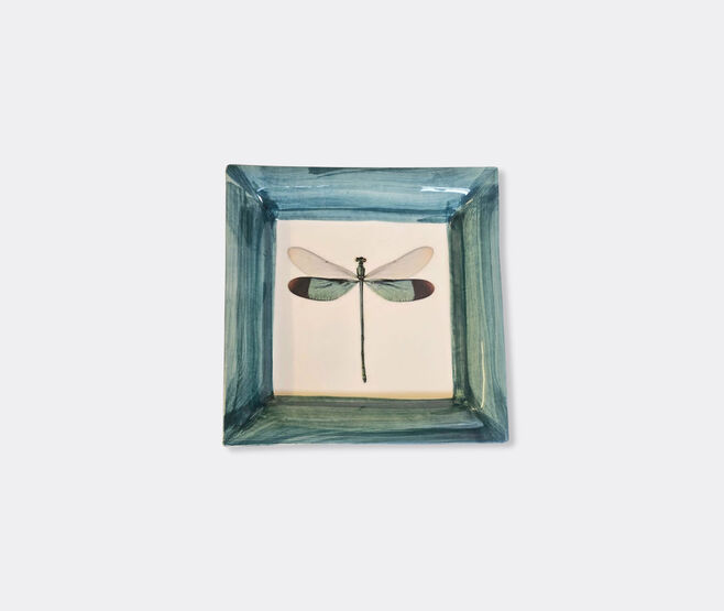 Les-Ottomans 'Insetti' vide poche, dragonfly, blue and white MULTICOLOUR OTTO26HAN259MUL