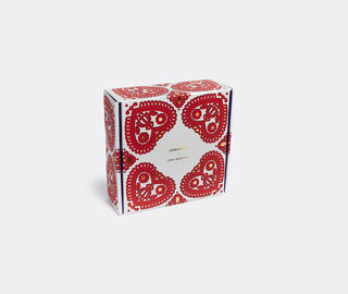 La DoubleJ 'Miki' dessert plate, set of two MULTICOLOUR LADJ21DES212RED
