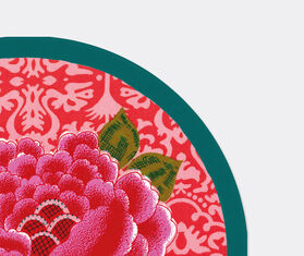 Lisa Corti &#39;Masonite&#39; round placemat, set of two, coral CORAL LICO25ROU643COR