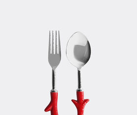 Les-Ottomans &#39;Coral&#39; serving set MULTICOLOUR OTTO24SET884MUL