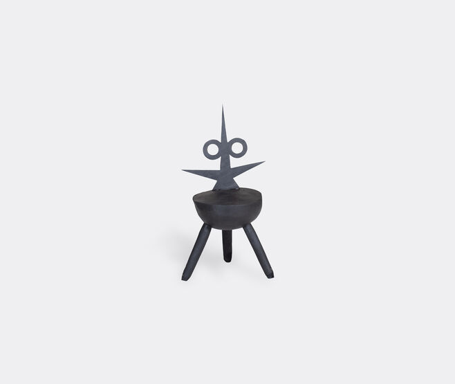 Pulpo 'Little Tully, Little Monster' stool BLACK PULP23LIT177BLK