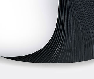 Zanat 'Eclipse' wall mirror, small BLACK ZANA20ECL957BLK