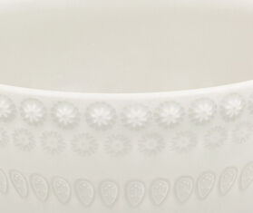 Bordallo Pinheiro &lsquo;Fantasia&rsquo; bowl, set of four, ivory IVORY BOPI23FAN703WHI