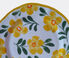 Les-Ottomans Hand painted ceramic plate, yellow multicolor OTTO23HAN279MUL