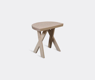 Zanat 'Touch Half Moon' stool, beige WHITE ZANA20TOU946BEI
