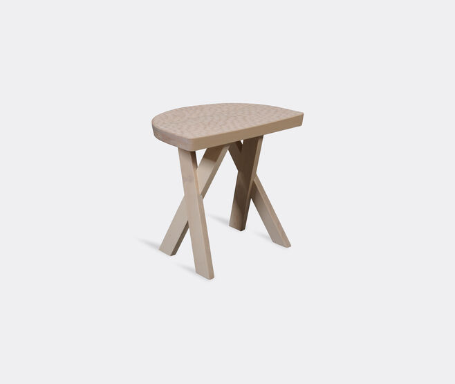 Zanat 'Touch Half Moon' stool, beige WHITE ZANA20TOU946BEI