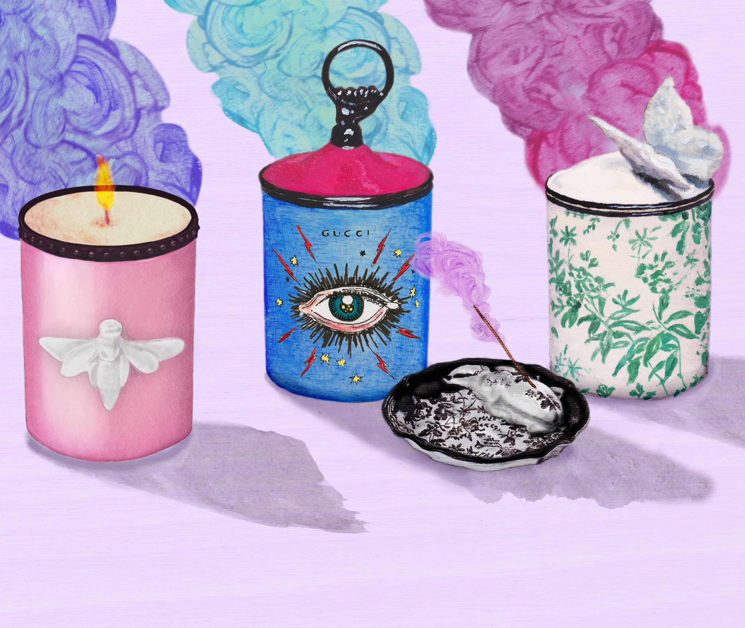 Herbosum' incense sticks by Gucci | Candlelight And Scents | FRANKBROS