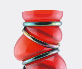 Vanessa Mitrani 'Chain Ring' vase, red RED VAMI22CHA337RED