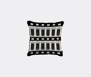 Fornasetti 'Architettura' cushion, black and white WHITE FORN24CUS369MUL