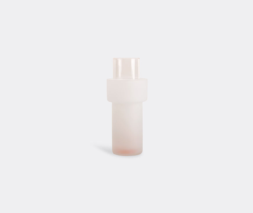 XLBoom 'Benicia Vase One', white and pink  XLBO19BEN236PIN