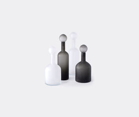 POLSPOTTEN 'Bubbles &amp; Bottles' set of four, black and white BLACK POLS22BUB079BLK