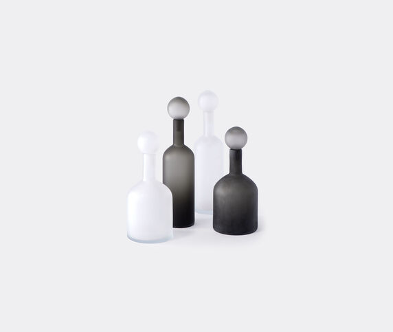 POLSPOTTEN 'Bubbles & Bottles' set of four, black and white
