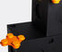 Cassina 'Modular Imagination by Virgil Abloh', matte black modular element with orange feet, rectangular  CASS22MOD056BLK