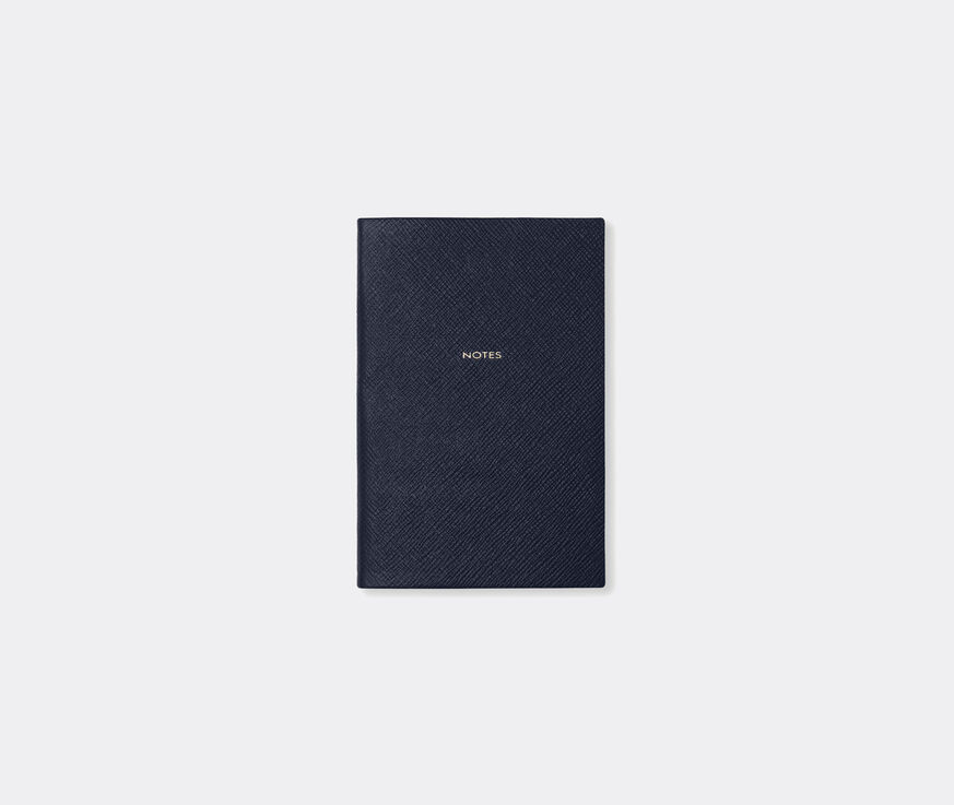 Smythson 'Chelsea' notebook, navy  SMYT19NOT557BLU