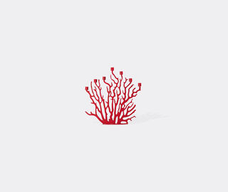 Driade 'Tenochtitlan' candle holder, small, red RED DRIA25TEN230RED