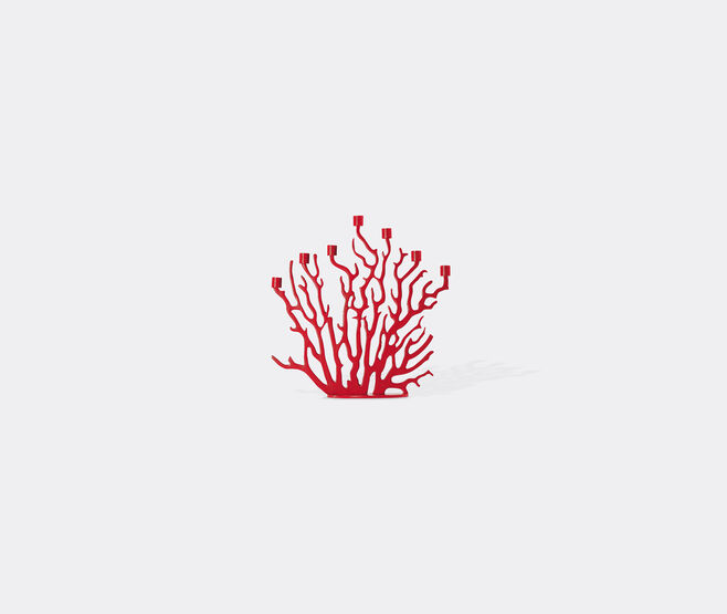 Driade 'Tenochtitlan' candle holder, small, red RED DRIA25TEN230RED