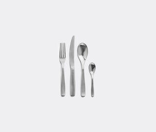 Serax 'Passe-partout' cutlery, set of  twenty-four, silver SILVER SERA19GIF529GRY