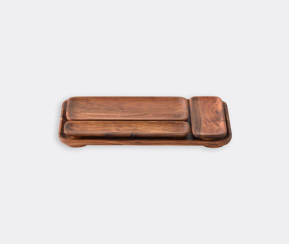 POLSPOTTEN 'Plankie' tray, cognac undefined ${masterID} 2