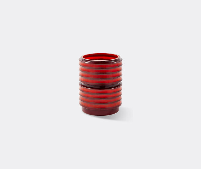 POLSPOTTEN 'Layer' vase, medium, red CORAL POLS25VAS584COR