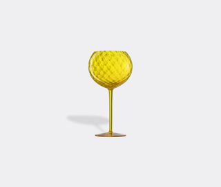 NasonMoretti 'Gigolo' red wine glass, balloton yellow YELLOW NAMO22GIG024YEL