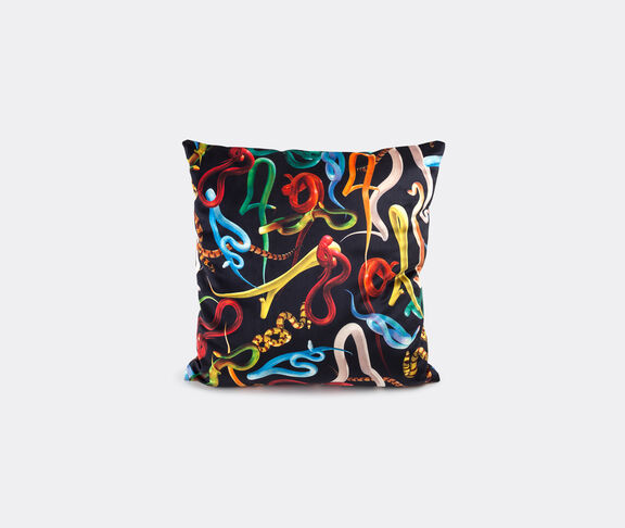 Seletti Polyester Cushion With Plume Padding "Toiletpaper" Cm.50X50 - Snakes MULTICOLOR ${masterID} 2