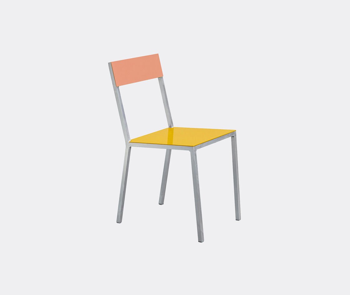 Valerie_objects 'alu' Chair In Yellow In Yellow, Pink