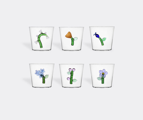 Ichendorf Milano 'Botanica' tumbler, set of six MULTICOLOUR ICMI23BOT291MUL