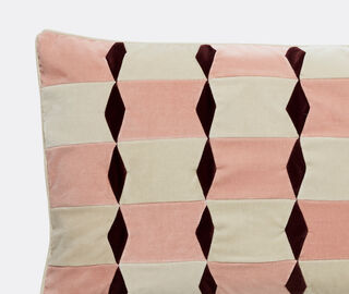Christina Lundsteen 'Florence' cushion, rose, dusty white and wine MULTICOLOUR CHLU26FLO544MUL
