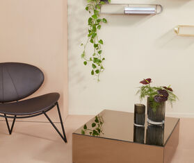 AYTM 'Folium' vase black, low BLACK AYTM22FOL498BLK