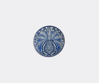 La DoubleJ 'Big Pineapple', side plate, set of two, blue BLUE LADJ25SID706MUL