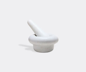 Tom Dixon &#39;Stone&#39; pestle and mortar WHITE TODI22STO828WHI