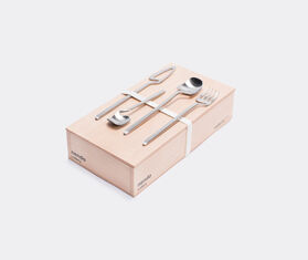 Valerie_objects Nendo 'Giftbox' set, stainless steel, 16 pieces SILVER VAOB19GIF256SIL