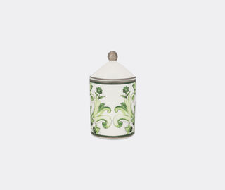 Dolce&amp;Gabbana Casa 'Maiolica' porcelain scented candle, Sicilian neroli and lemon, green GREEN DGCA25POR262GRN
