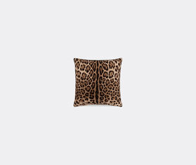 Dolce&amp;Gabbana Casa &#39;Leopardo&#39; silk twill cushion, small MULTICOLOUR DGCA22SIL041MUL